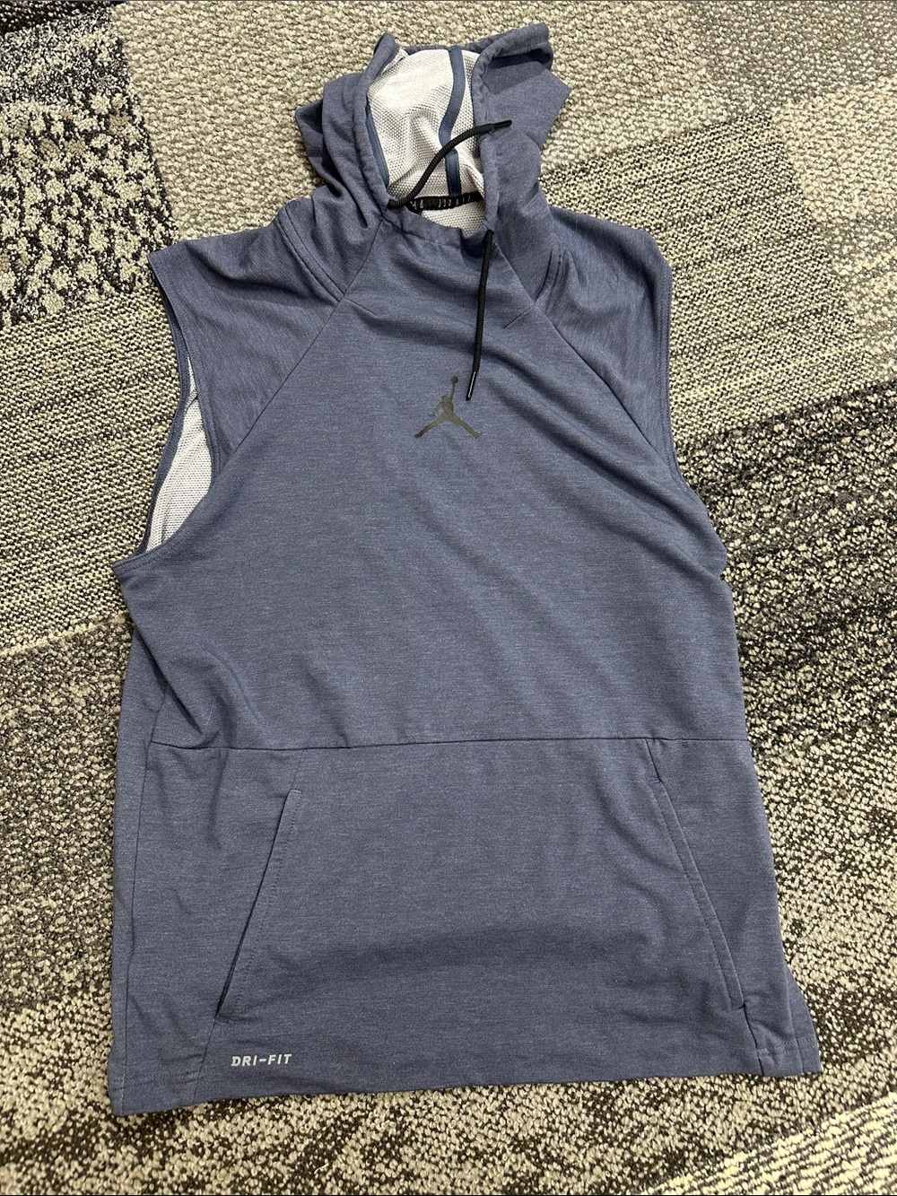 Jordan Sleeveless Hooded Shirt Size-M